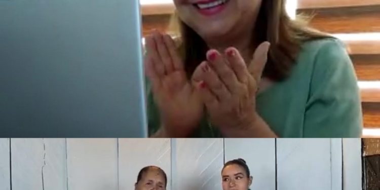 Reconoce Cuquita Cabrera a Doña Ángela en sesión virtual del Congreso Local