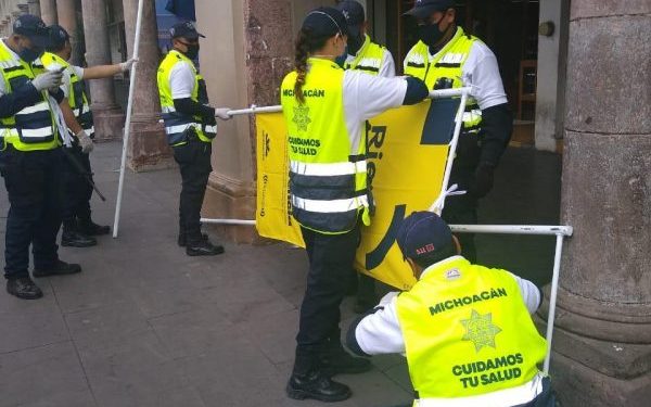 Fortalece SSP los trabajos de combate al COVID-19 en Sahuayo