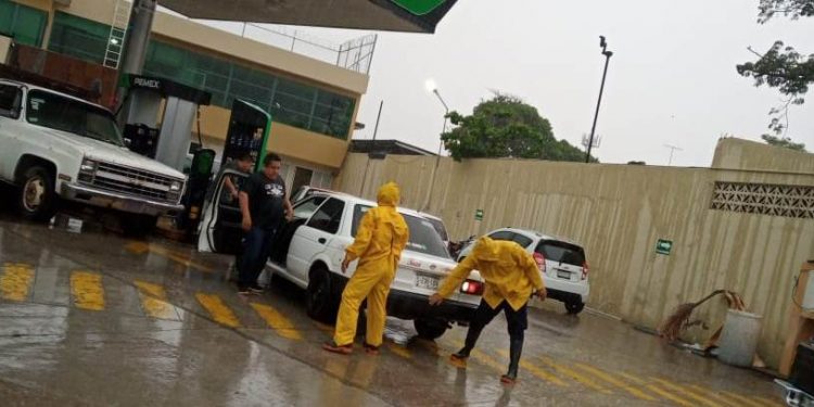 Ayuntamiento de Apatzingán responde a contigencia ante lluvia atípica