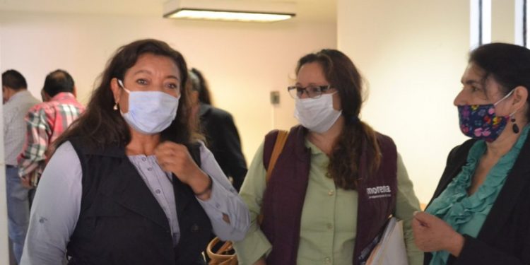 Aquí en Morena la paridad de género va; María Chávez Pérez