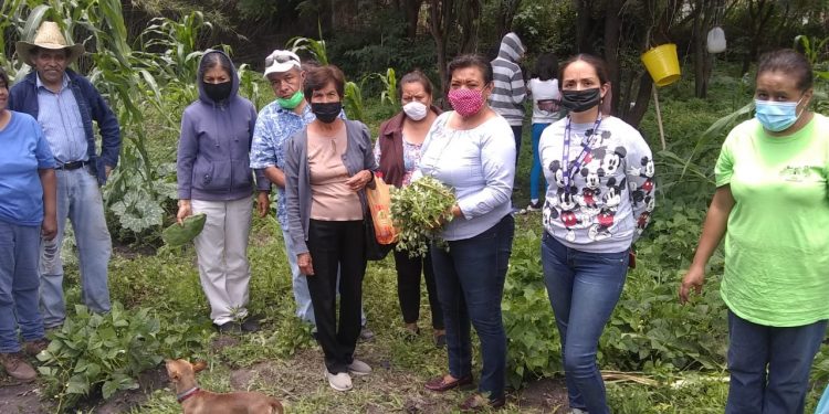 DIPUTADA MARÍA CHÁVEZ Y TÉCNICOS DE COOPERATIVAS MANTIENEN LA CAPACITACIÓN A LA POBLACIÓN PARA LA INSTALACIÓN DE HUERTOS DE TRASPATIO