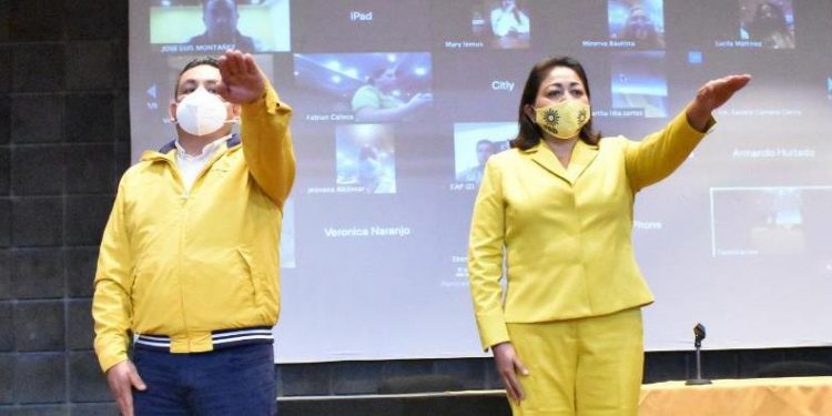 Víctor Manuel Manrriquez y Silvia Estrada nuevos dirigentes del PRD en Michoacán