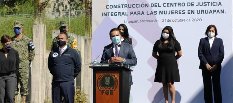Refuerza Michoacán modelos de atención a la violencia contra mujeres; inicia construcción de Centro de Justicia Integral en Uruapan
