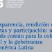 REALIZARÁN PRIMERAS JORNADAS ACADÉMICAS POR LA TRANSPARENCIA Y LA RENDICIÓN DE CUENTAS