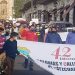 A 42 años de presencia de Colonias y Calles Unidas, A.C., miles de Patzcuarenses participan en su tradicional marcha de aniversario