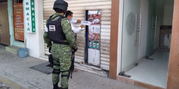 Suspenden Guardianes de la Salud nueve establecimientos en Múgica