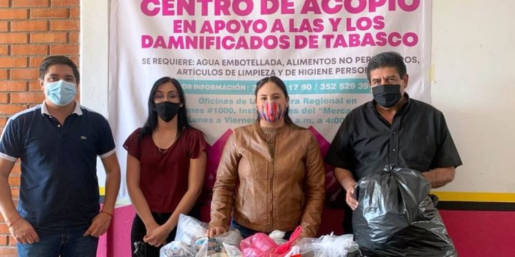 Invitan a michoacanos a participar en colecta en apoyo a damnificados de Tabasco
