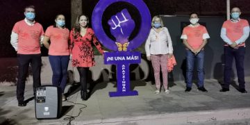 Para recordar víctimas de feminicidio instalan monumento