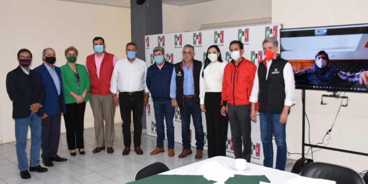 Reafirman aspirantes priistas a la gubernatura institucionalidad a su partido