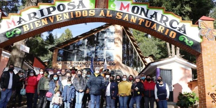 Reconoce Octavio Ocampo medidas en los Santuarios de la Mariposa Monarca para prevenir contagios