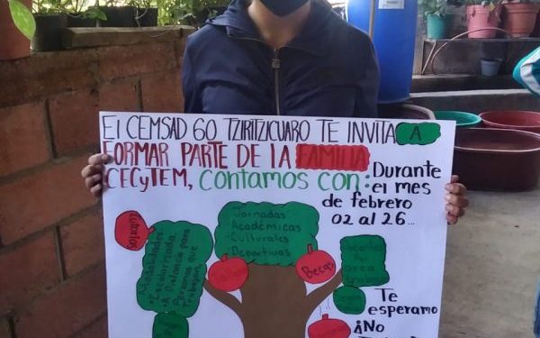 Promueven estudiantes la oferta educativa del CECyTEM