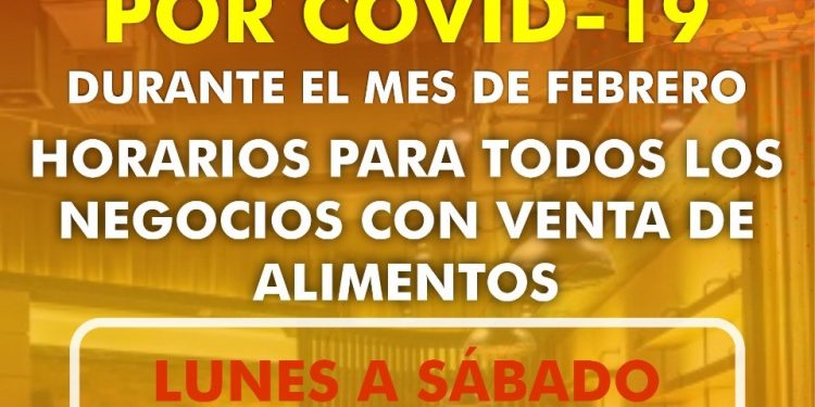 Por Covid-19 reajustan horarios a giros rojos