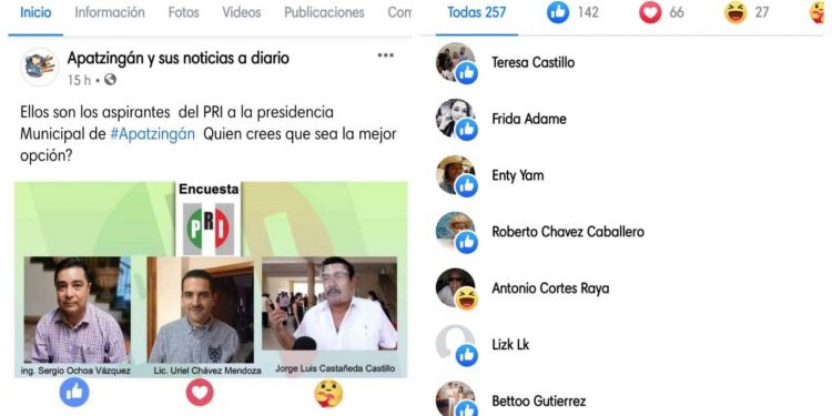 Sondeo ciudadano en redes posicionan a Sergio Ochoa en Apatzingán