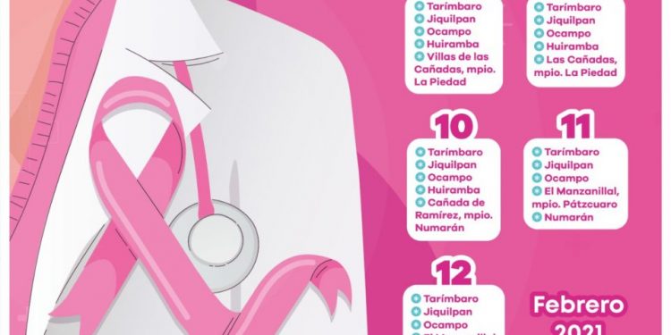 Detección oportuna de cáncer de mama, a través de mastógrafos móviles de la SSM