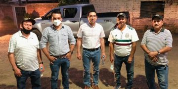 Pepe Mata recorre la zona norte de Apatzingan