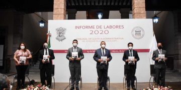 Recibe Congreso del Estado informe de labores 2020 del TJAM.