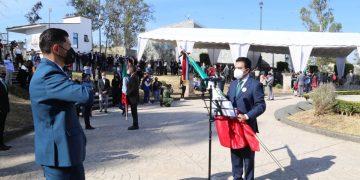 Encabeza Armando Hurtado conmemoración del Día de la Bandera