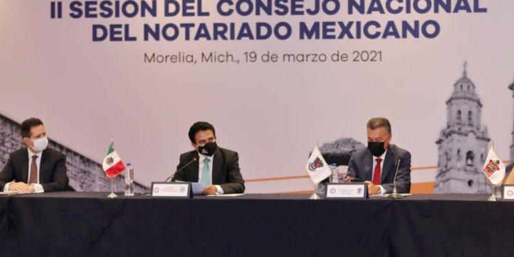 Destaca Segob a fedatarias y fedatarios públicos como garantes del patrimonio familiar