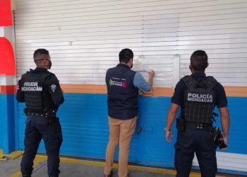 Suspenden Guardianes de la Salud nueve establecimientos en Morelia