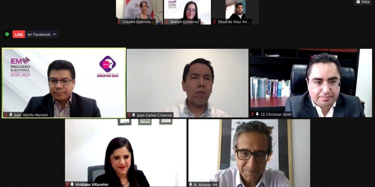 Desarrolla el IEM la mesa de diálogo “debates en pandemia”, de cara al inicio de las campañas electorales