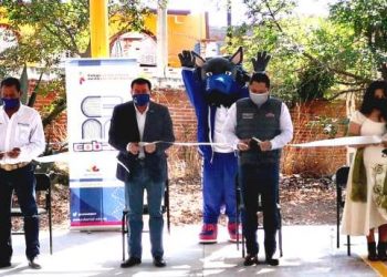 Benefician con infraestructura escolar a estudiantes del plantel Huaniqueo del Cobaem