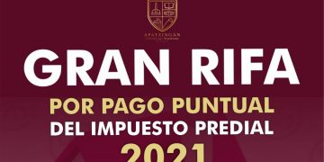 Rifa del Impuesto Predial, el 26 de marzo