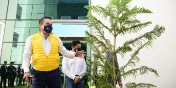 Planta Gobernador árboles en memoria de quienes perdieron la vida por COVID-19