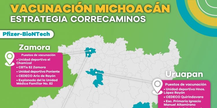 Activa, vacunación contra COVID-19 en 8 municipios