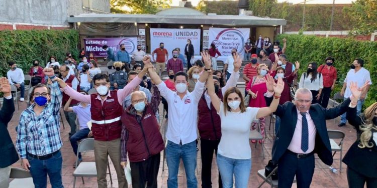 Las Bases Morenistas se suman a Iván Pérez Negrón en la ruta por la alcaldía de Morelia