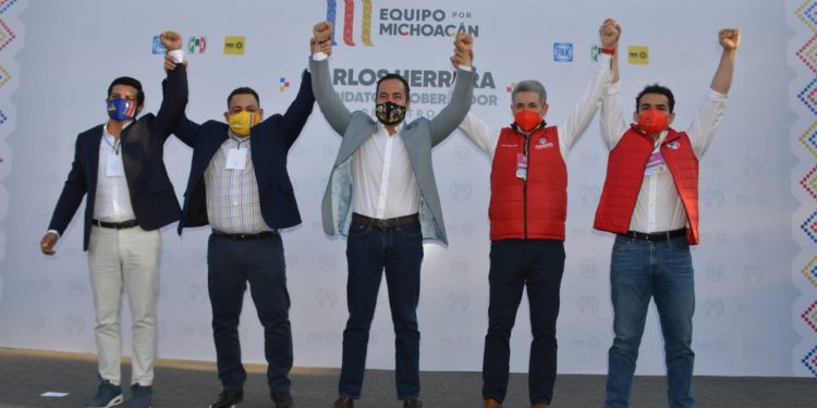 Agradece Carlos Herrera apoyo del PRI para conformar candidatura común