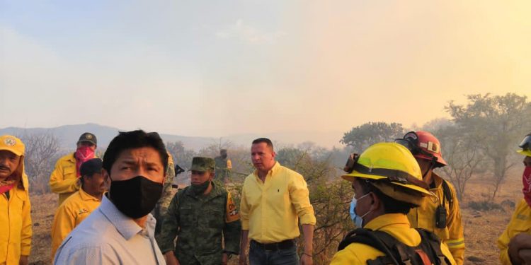 Controlado el incendio en el Cerro el Punhuato