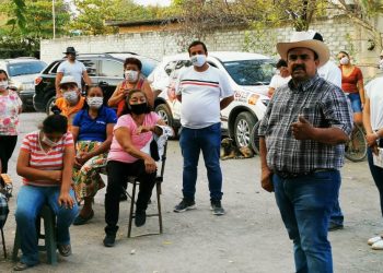 Huriel Bautista Cabrera recorre la tenencia de Antúnez