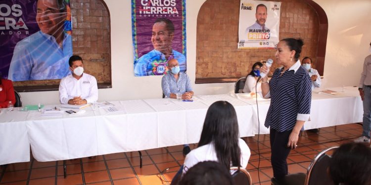 Cerramos filas por la región Puruándiro, destaca Julieta Gallardo