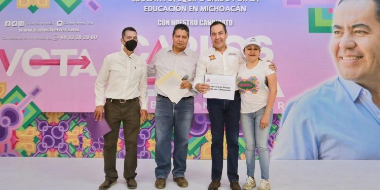 No habrá maestros de primera ni de segunda. Pago seguro y a tiempo, mi compromiso: Carlos Herrera