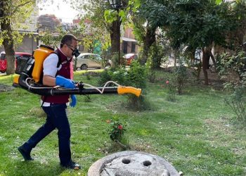 *Realiza Juan Carlos Barragán jornadas de fumigación en distintas colonias de Morelia