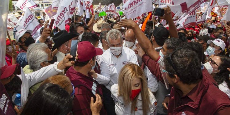 La fuerza de Morena está en la gente y su esperanza de cambio: Bedolla