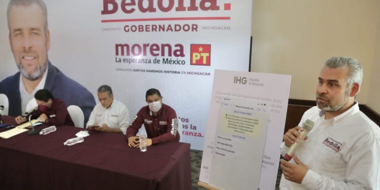Bedolla y morenistas denunciarán penalmente a Silvano Aureoles por amenazas