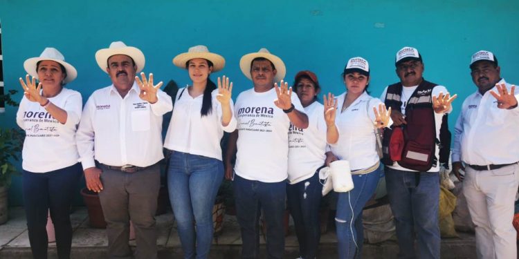 Planilla de Huriel Bautista comprometida para trabajar y servir a Parácuaro