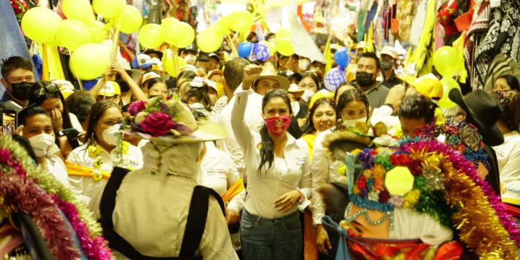 Vamos por el triunfo en Nuevo Parangaricutiro: Fanny Arreola