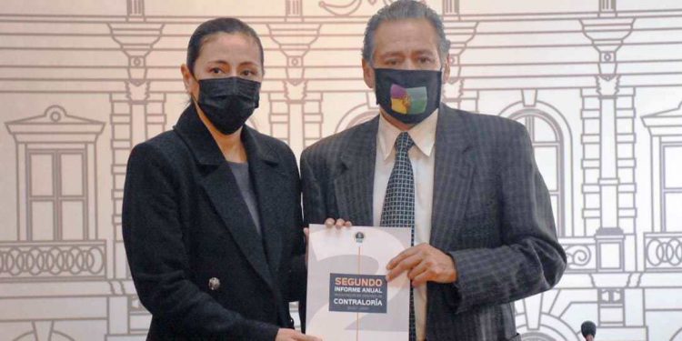 Recibe Congreso local, Segundo Informe de Gestión de Contraloría de la Fiscalía General del Estado