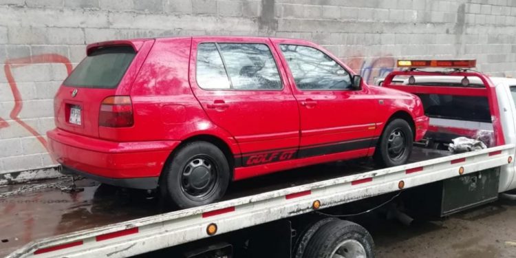 En patrullajes de vigilancia, asegura SSP vehículo con reporte de robo