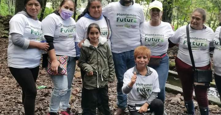 Octavio Ocampo encabeza reforestación en Zitácuaro