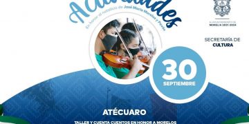 Música, baile y cuenta cuentos, presentará la SeCultura este 30 de septiembre