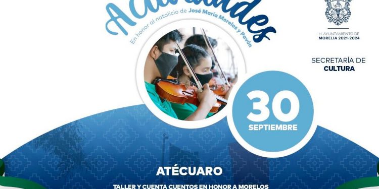 Música, baile y cuenta cuentos, presentará la SeCultura este 30 de septiembre