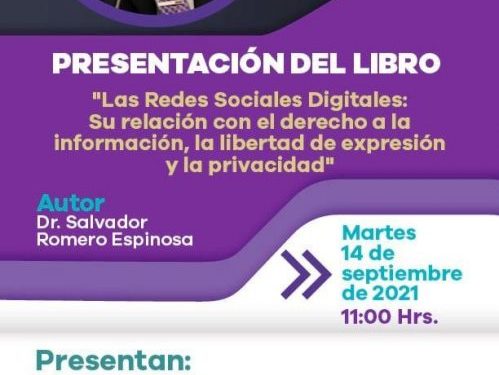 INVITAN IEM E IMAIP A PRESENTACIÓN DE LIBRO RELACIONADO CON EL DERECHO A LA INFORMACIÓN