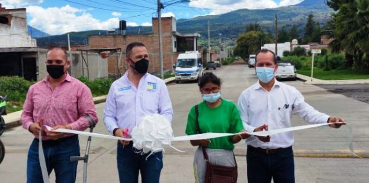 Cambia Gobierno del estado el rostro a Zacapu con pavimentación de calles