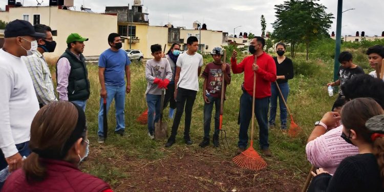 Ayuntamiento de Morelia encabezó jornada de limpieza en Fracc. La Hacienda
