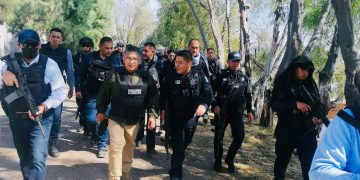 Titular de la SSP dirige operativo interinstitucional en Cuitzeo