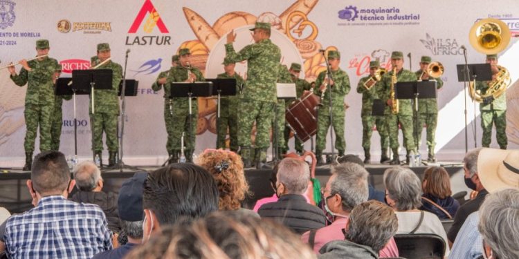 SeCultura Morelia presentó a la Banda de Música de la XII Región Militar