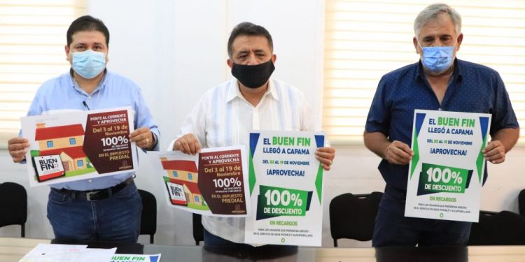 Inicia «Buen Fin» en Capama y Predial en Apatzingán